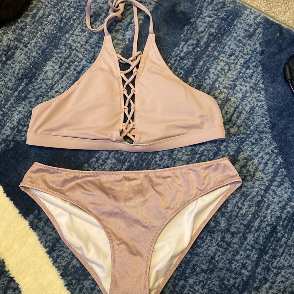 PINK SWIMSUIT SET Size:Small for both